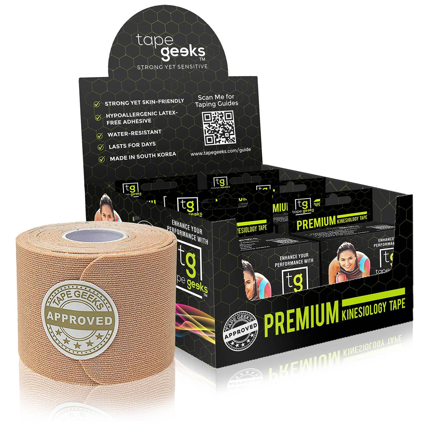 6-Pack Premium Kinesiology Tape: Mixed
