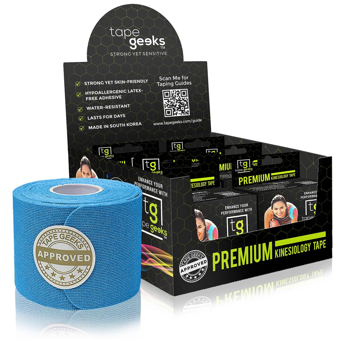 6-Pack Premium Kinesiology Tape: Mixed