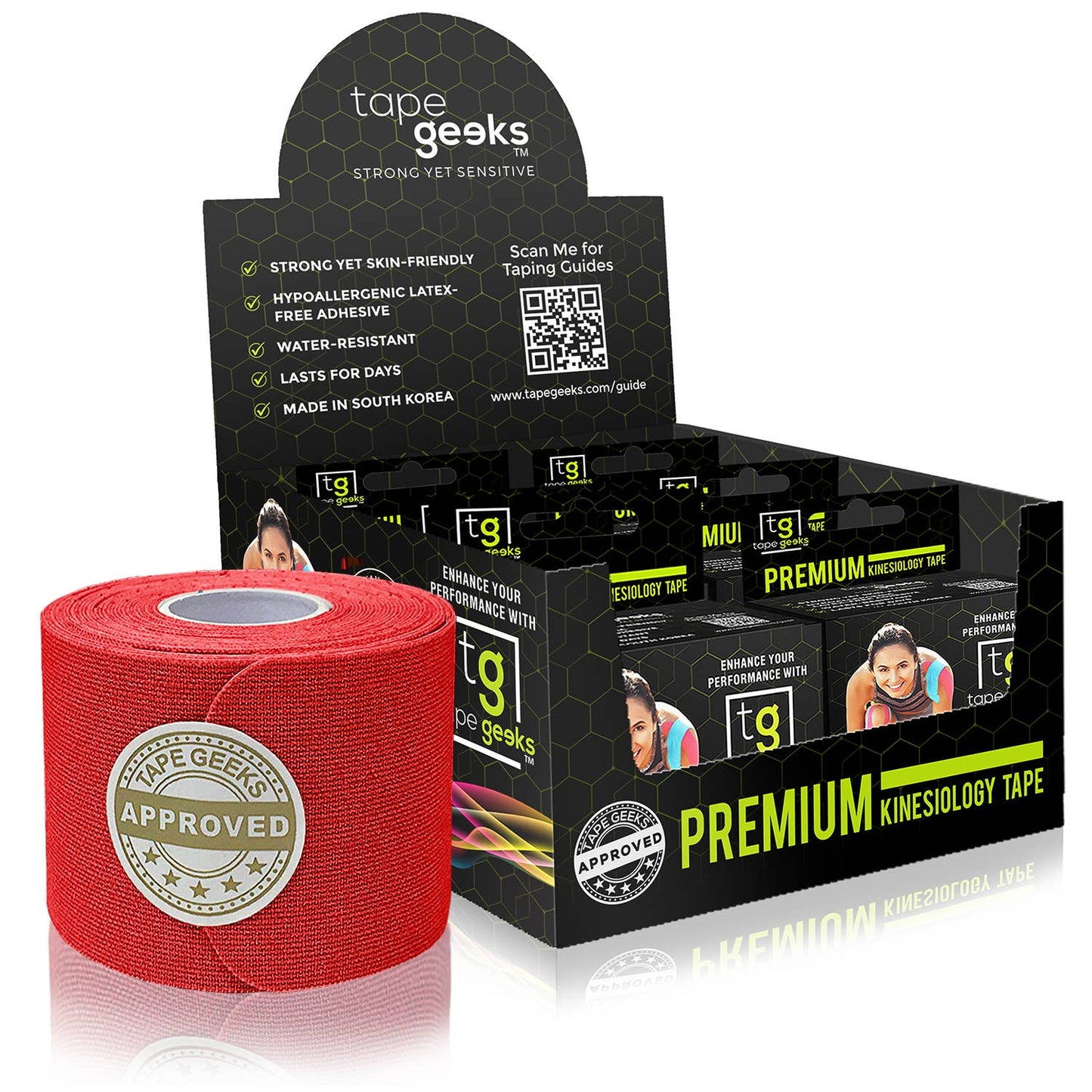6-Pack Premium Kinesiology Tape: Mixed