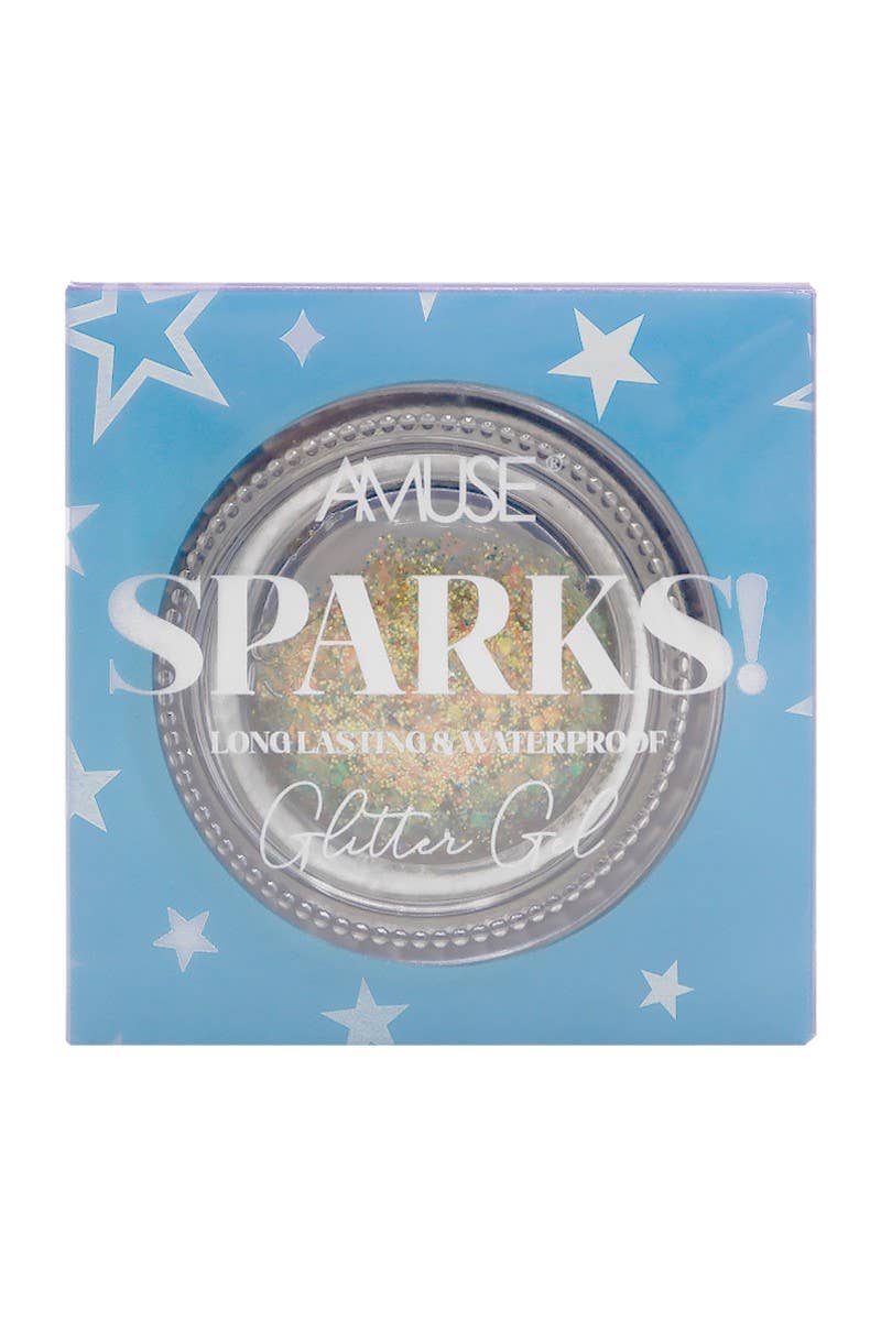 Amuse Sparks Glitter Gel w/ Brush