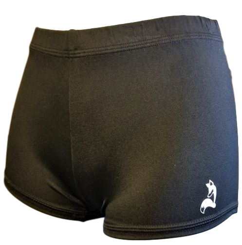 Black Lycra Performance Shorts: Adult X-Small