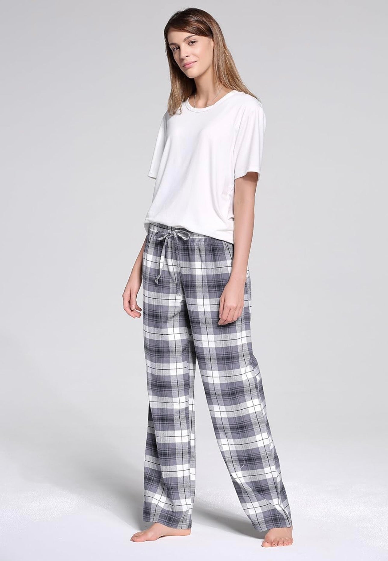 Women’s 100% Cotton Flannel Plaid Pant