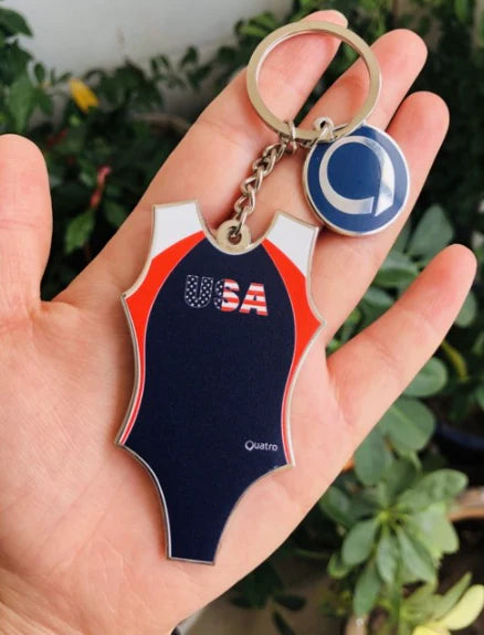 USA Mini Leotard Keychain
