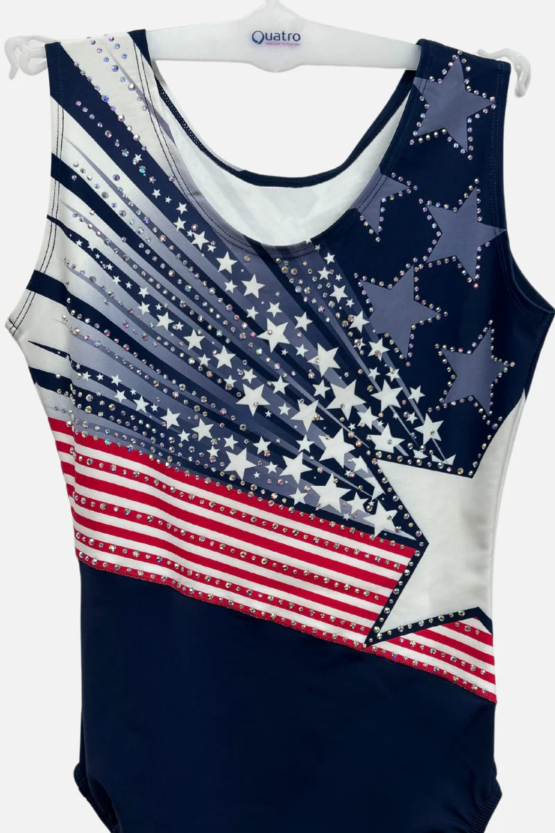 USAStars Sleeveless Leotard