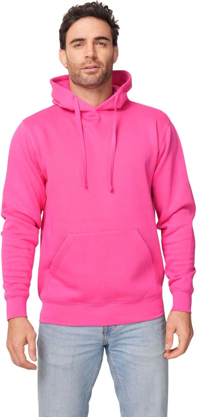Adult Unisex Cotton Blend Hoodie, 4 Color Choices