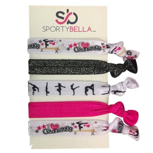 Girls Gymnastics Hair Ties Set