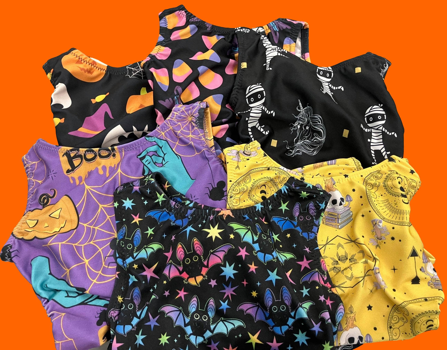 Halloween Mystery Leotards: Adult Medium Closed-Back