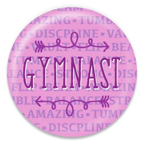 Gymnast Button